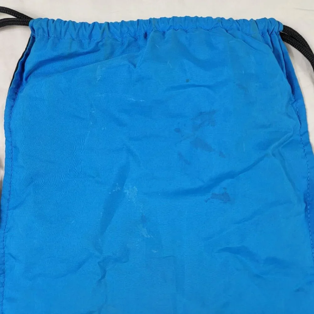 Nike Vapor Blue Black Drawstring Cinch Backpack Bag Training Travel Gym Casual